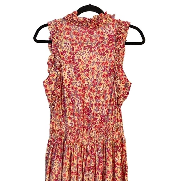 Poupette St. Barths Floral Triny Dress Size M - Picture 7 of 16